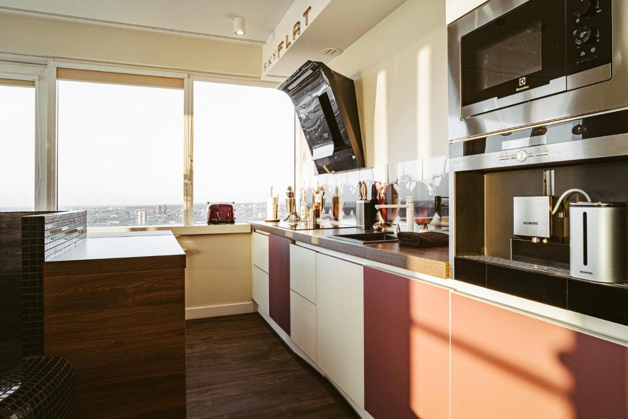 Sky Flat Jacuzzi 27 Floor Lägenhet Klaipėda Exteriör bild